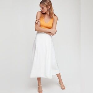 NWOTS Aritzia Wilfred Silana Linen Skirt
